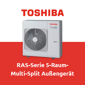 Toshiba RAS-Serie: 5-Raum-Multi-Split Außengerät