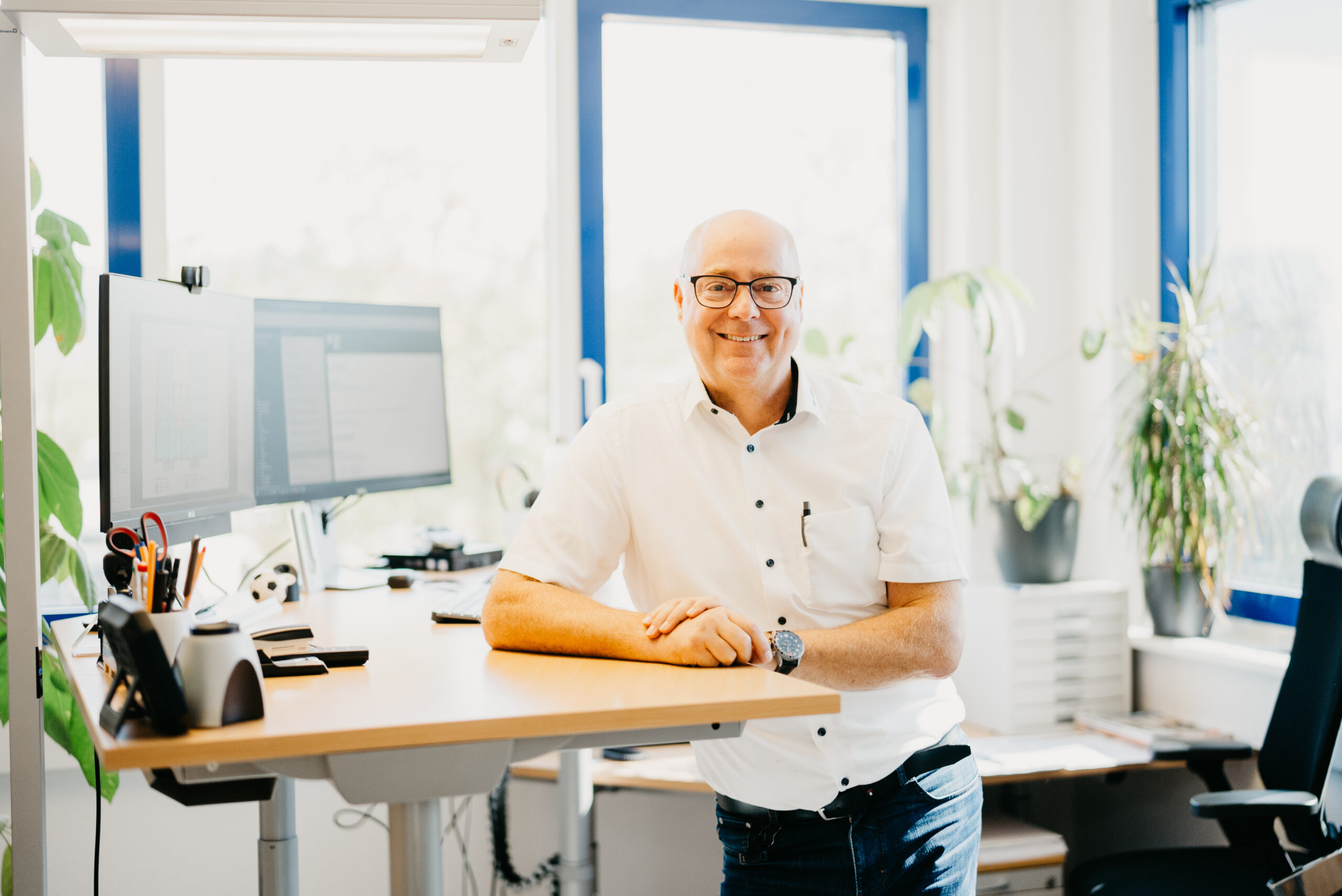 Arbeitsplatz im Büro der BS-Klima
