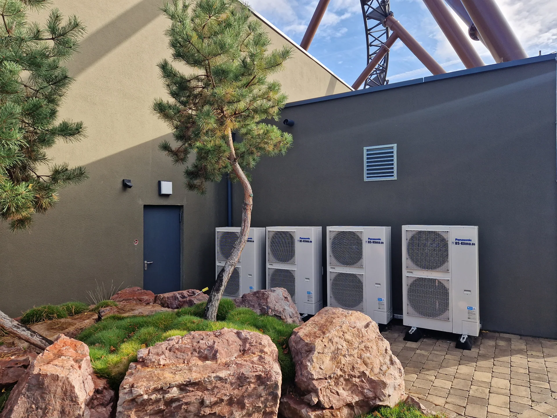 Klimatisierung eines Technikbereichs, Europa-Park